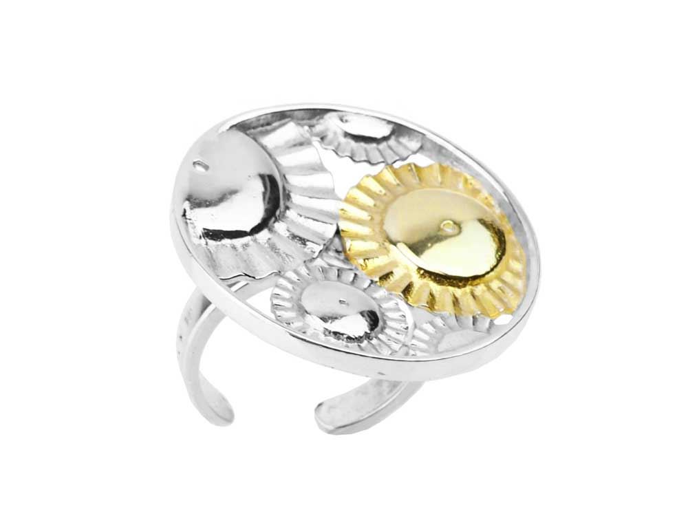 Anel mediano_ Colección Melé Dourada - Imaxe 1