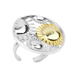 Anel mediano_ Colección Melé Dourada - Imaxe 1