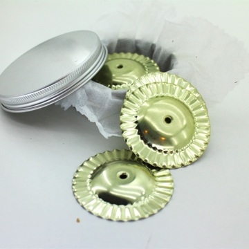 Conxunto de 9 pares de ferreñas tradicionais douradas - Imaxe 1