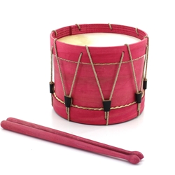 Conxunto tambor cor neno/a + baquetas cor + funda - Imaxe 2