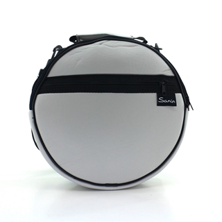 Funda de polipel redonda cor gris claro para pandeireta de 9 pares - Imaxe 1