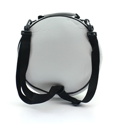 Funda de polipel redonda cor gris claro para pandeireta de 9 pares - Imaxe 2