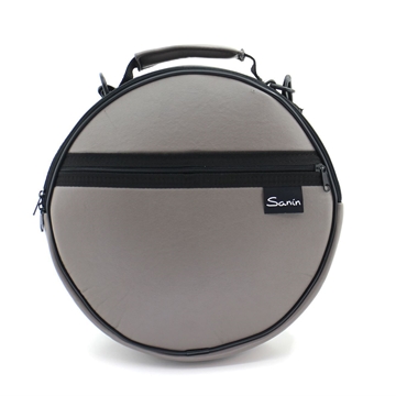 Funda redonda polipel cor gris para pandeireta de 9 pares - Imaxe 1