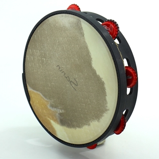 Pandeireta 7 pares cor negra e chapas de refugallo - Imaxe 1