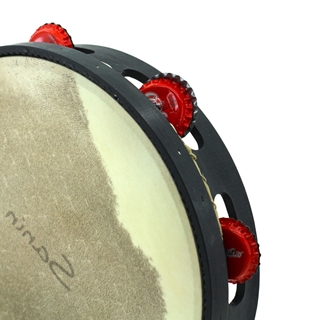 Pandeireta 7 pares cor negra e chapas de refugallo - Imaxe 2