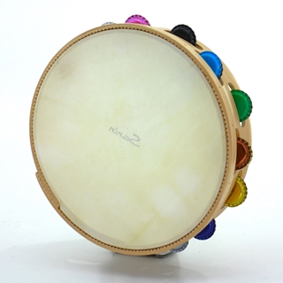 Pandeireta de 13 pares de chapas de cores - Imaxe 2