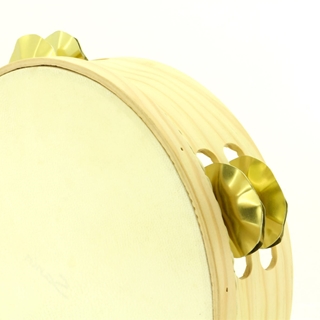 Pandeireta de 8 pares de ferreñas manuais douradas - Imaxe 2