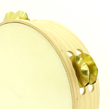 Pandeireta de 8 pares de ferreñas manuais douradas - Imaxe 2