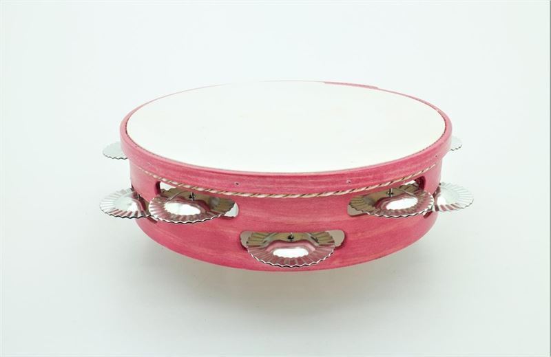 PANDEIRETA DE 9 PARES DE PINO DE COR ROSA - Imaxe 3