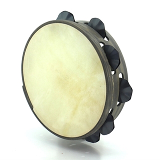 Pandeireta gris de 9 pares de ferreñas manuais temperadas - Imaxe 2