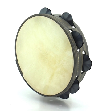 Pandeireta gris de 9 pares de ferreñas manuais temperadas - Imaxe 2