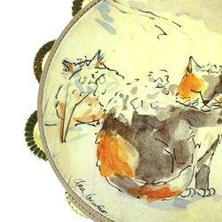 Pandeireta Ilustrada por Clara Cerviño_ Gatos - Imaxe 2