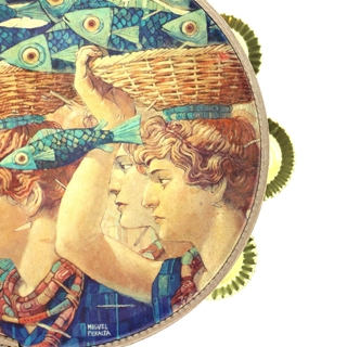 Pandeireta Ilustrada por Miguel Peralta de Cestola na Cachola_ Cariátides - Imaxe 2