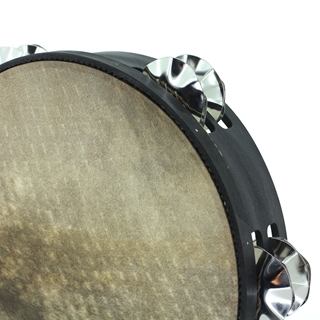 Pandeireta negra de 10 pares de ferreñas manuais - Imaxe 2