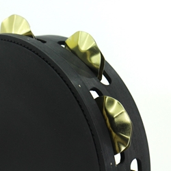 Pandeireta Tanxugueiras con ferreñas manuais douradas - Imaxe 1