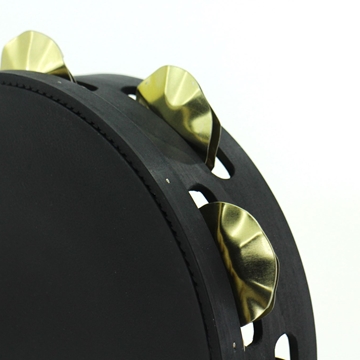 Pandeireta Tanxugueiras con ferreñas manuais douradas - Imaxe 1