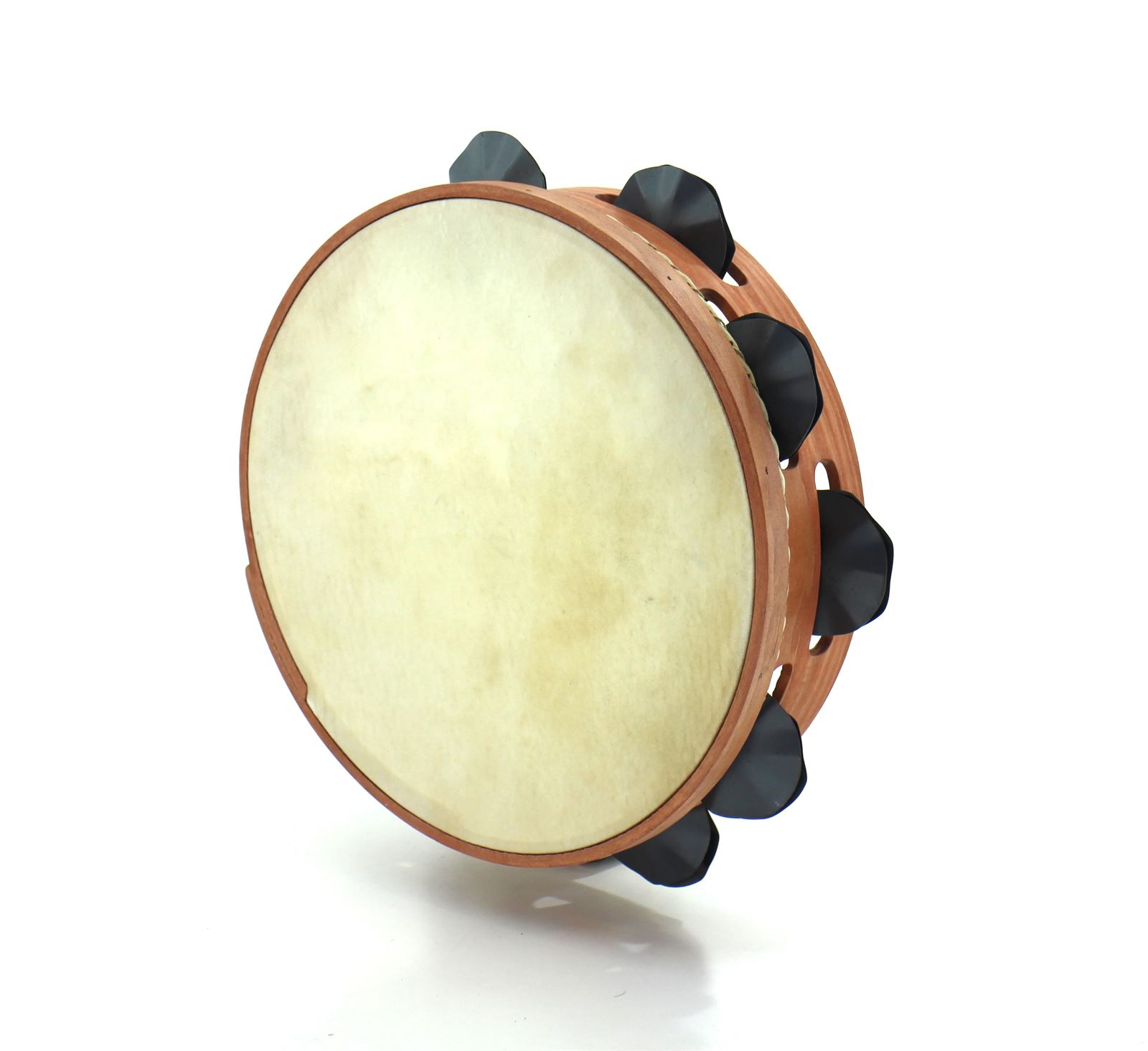 Pandeireta terracota de 9 pares de ferreñas manuais temperadas - Imaxe 2