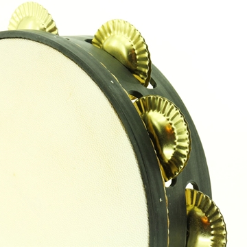 PANDEIRETA TRADICIONAL DE 9 PARES DE PINO DE COR NEGRA E FERREÑAS TRADICIONAIS DOURADAS - Imaxe 1