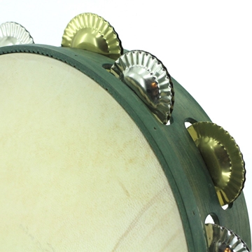 Pandeireta verde botella de 11 pares de ferreñas mixtas - Imaxe 1