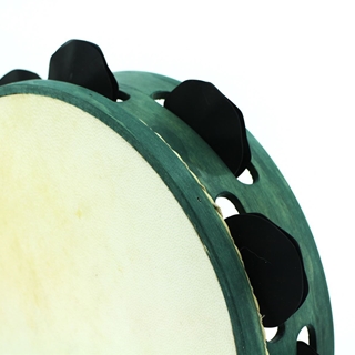 Pandeireta verde botella de 9 pares de ferreñas manuais temperadas negras - Imaxe 1