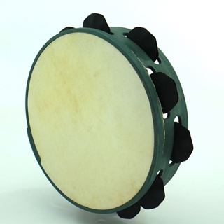 Pandeireta verde botella de 9 pares de ferreñas manuais temperadas negras - Imaxe 2