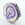 Pandeireta violeta 9 pares con ilustración do símbolo feminista - Imaxe 2