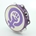 Pandeireta violeta 9 pares con ilustración do símbolo feminista - Imaxe 2