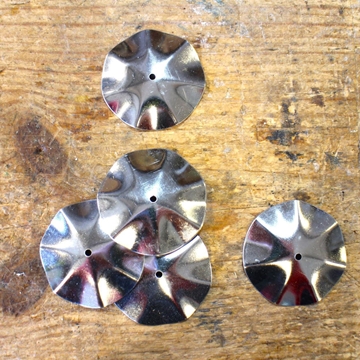 Par de ferreñas manuais prateadas - Imaxe 1