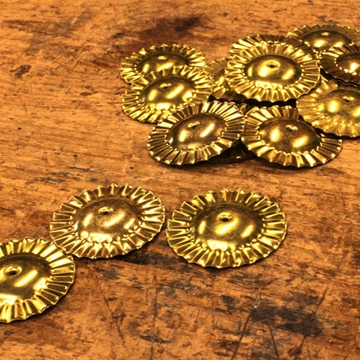 Par de ferreñas tradicionais douradas pequenas - Imaxe 1