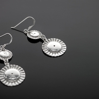 Pendentes doble ferreña de gancho_Colección Ferreñas - Imaxe 1