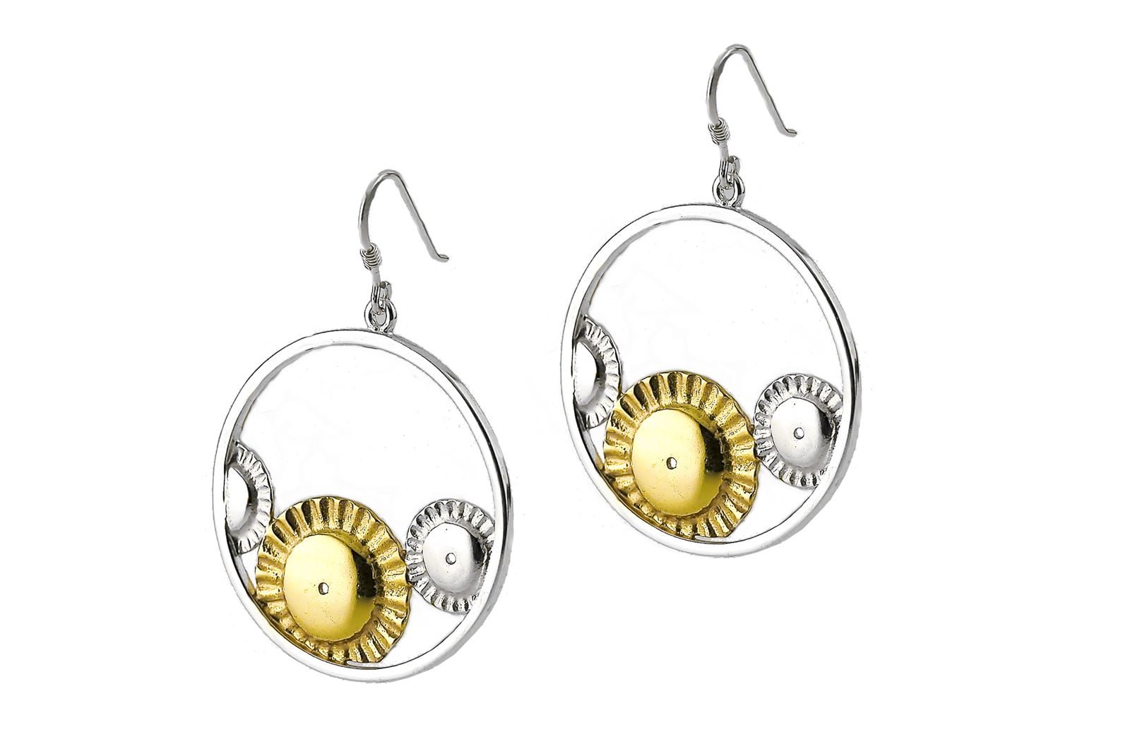 Pendentes medianos_Colección Melé Dourada - Imaxe 1