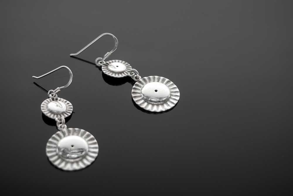 Pendentes pequenos gancho_Colección Ferreñas - Imaxe 1